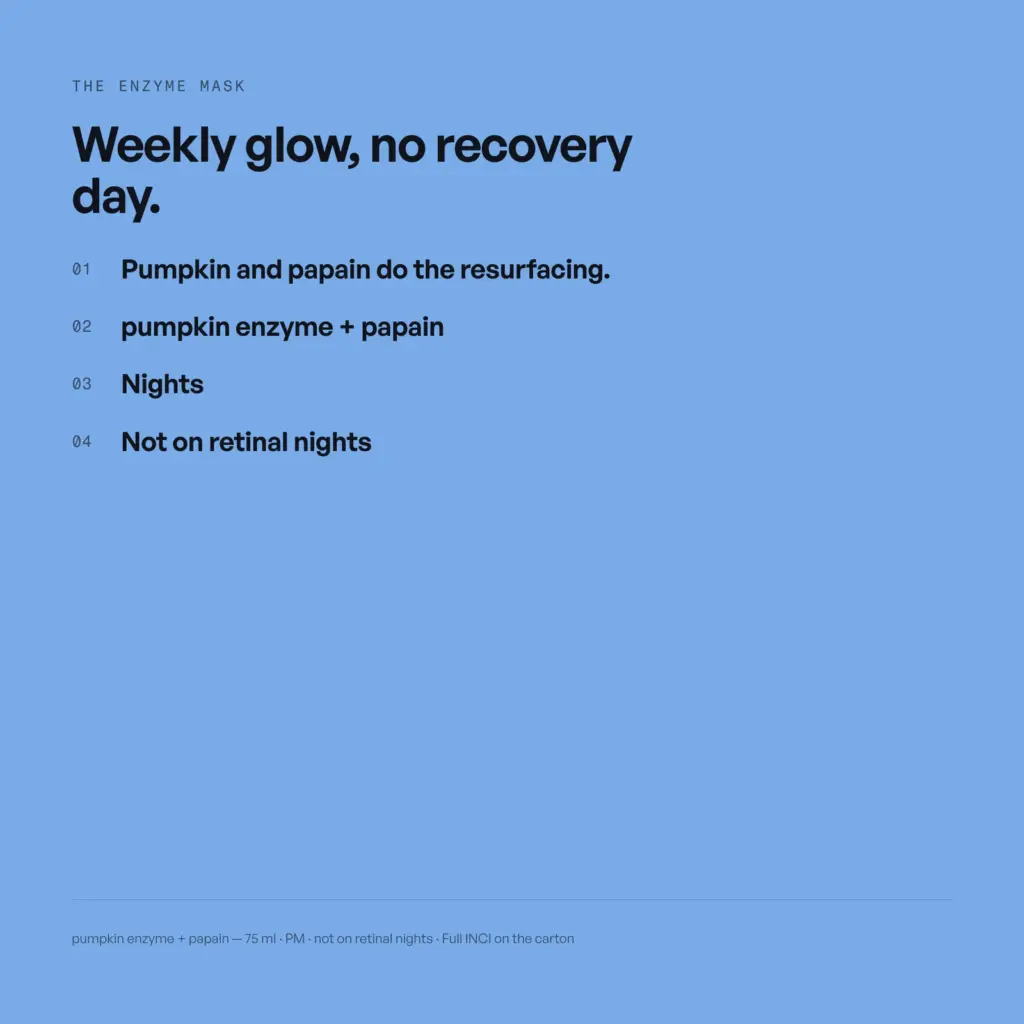 the enzyme mask — benefits