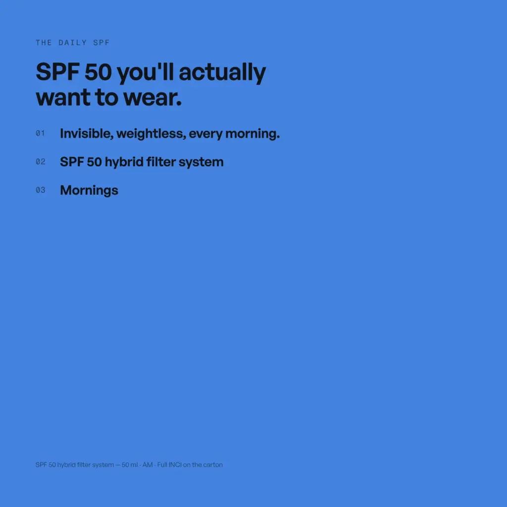 the daily spf — benefits
