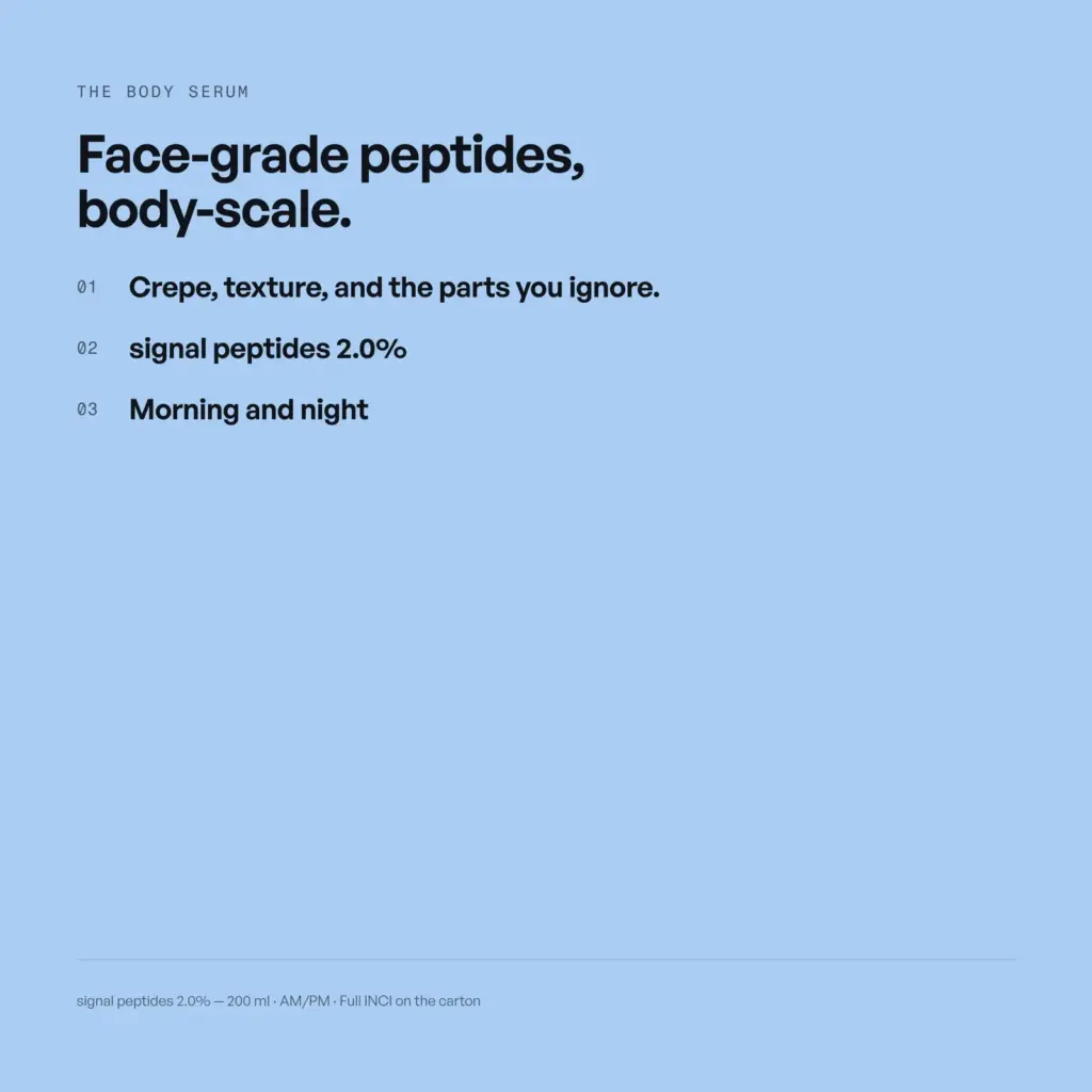 the body serum — benefits