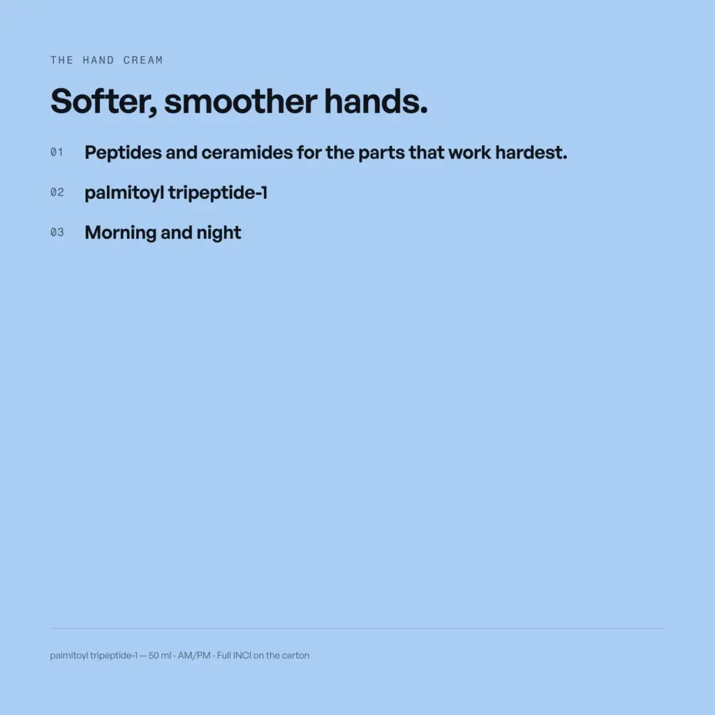 the hand cream — benefits