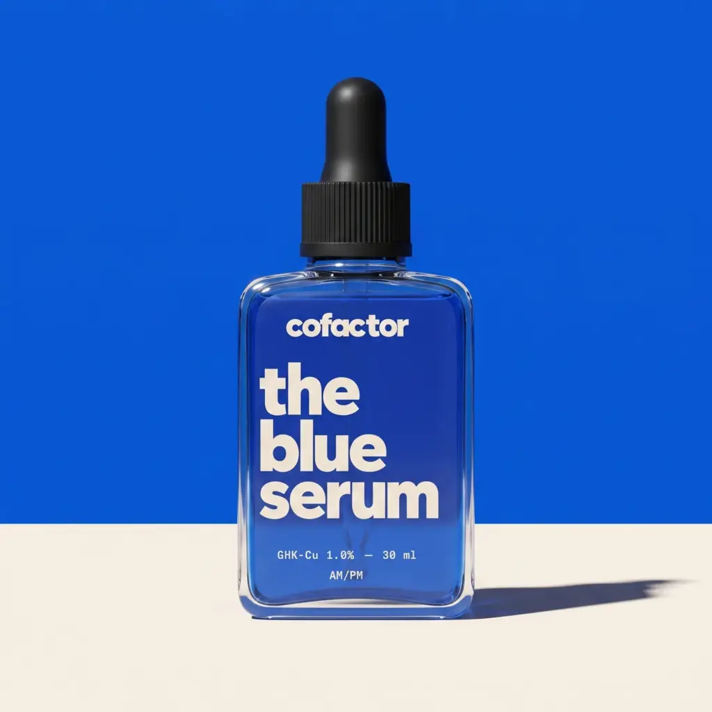 the blue serum — hero